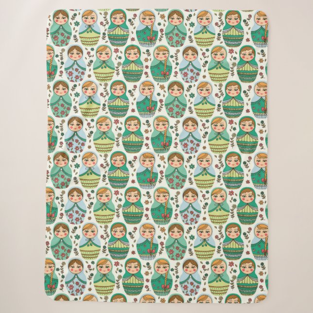 Couverture Sherpa Matreshka Sherpa Blanket (Devant)