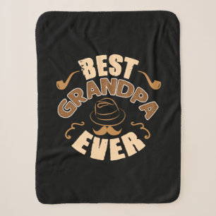 Couverture Sherpa Meilleur grand-père jamais - Illustration Casquet