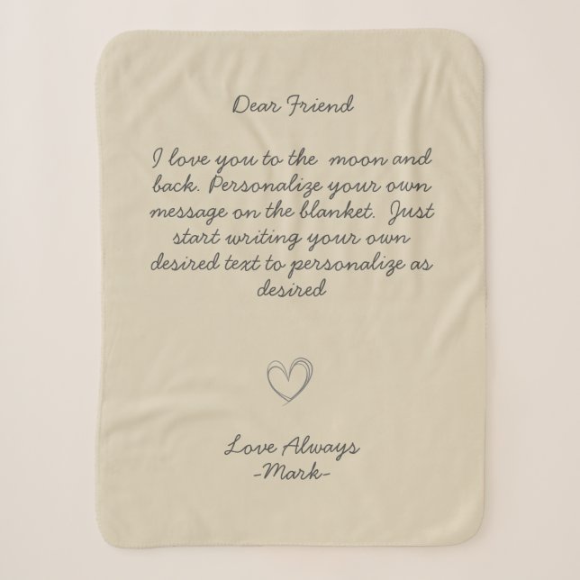 Couverture Sherpa Message manuscrit Personnaliser le texte Sherpa Bl (Devant)