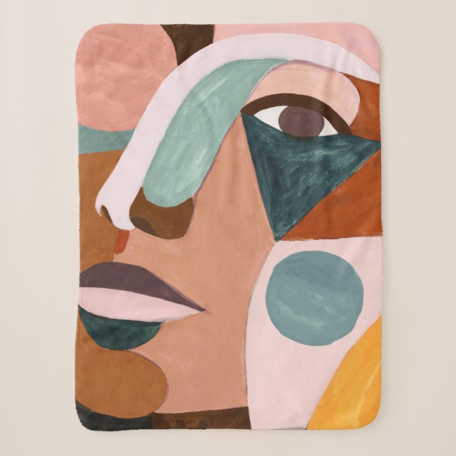 Couverture Sherpa Mi-face Geo (Devant)