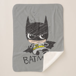 Couverture Sherpa Mini classique Batman Sketch