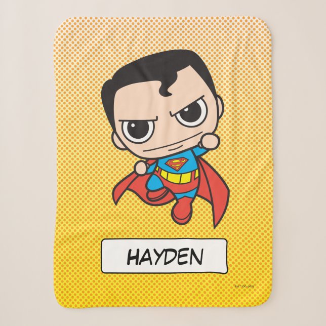 Couverture Sherpa Mini Superman volant (Devant)