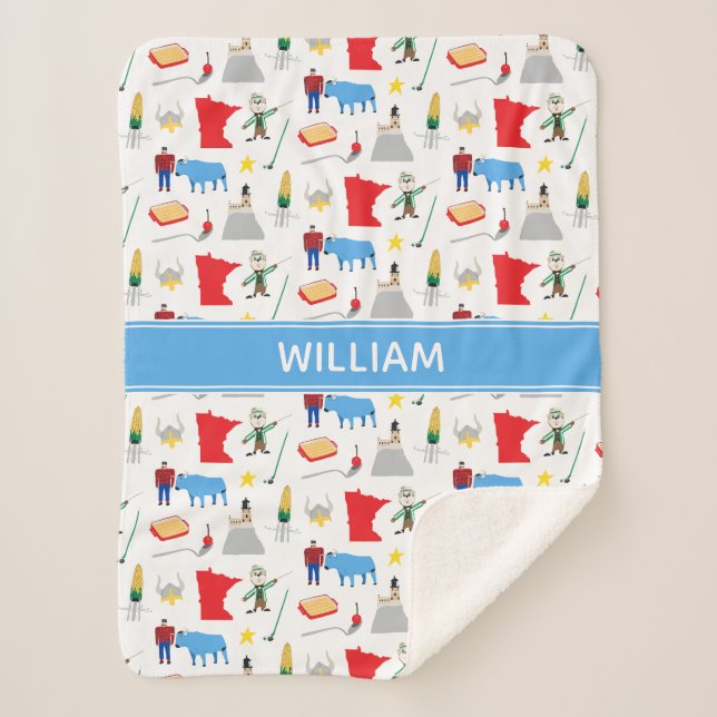 Couverture Sherpa Minnesota Sherpa Blanket (Devant)