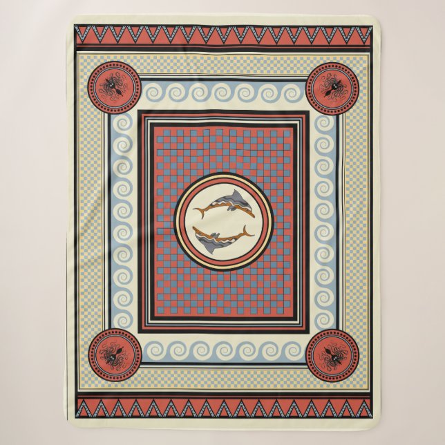 Couverture Sherpa Minoan Palace Sherpa Blanket (Devant)