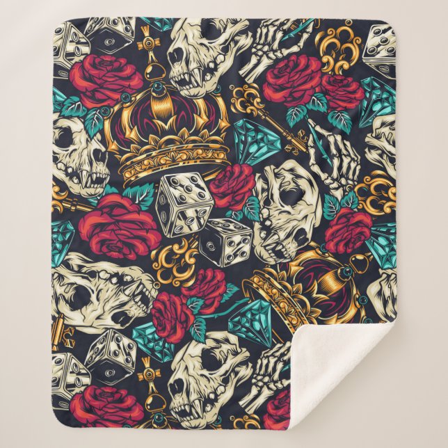 Couverture Sherpa Mode de vie rétro (Devant)