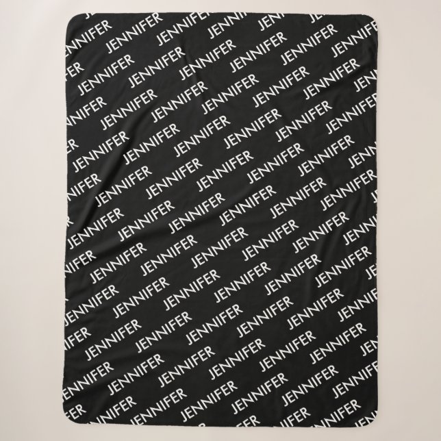 Couverture Sherpa Moderne Extravagant Vous L'Appelez Personnalisé No (Devant)
