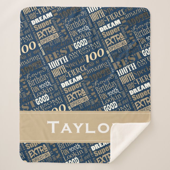 Couverture Sherpa Monogramme photo spécial 100e anniversaire de la f (Devant)