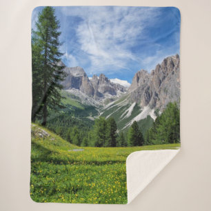 Couverture Sherpa Montagne, Alpes, photo pittoresque en Italie