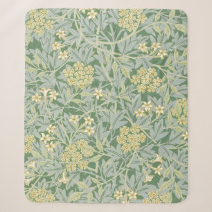 Couverture Sherpa Morris Vigne & Jasmin Jardin Fleur Classique