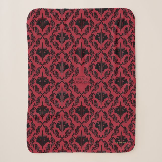 Couverture Sherpa Motif casque Hightower vs Targaryen (Devant)