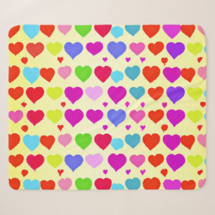 Couverture Sherpa Motif d'amour éblouissant