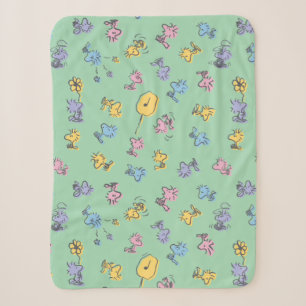 Couverture Sherpa Motif d'art de la Pop de sucre Woodstock