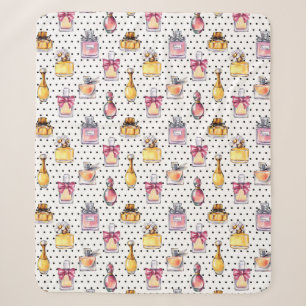 Couverture Sherpa Motif de bouteille de Parfum
