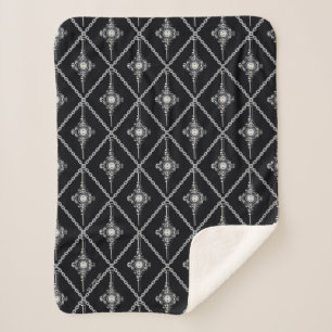 Couverture Sherpa Motif de la Troie sanguine