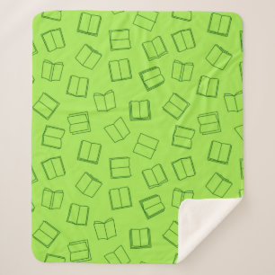 Couverture Sherpa Motif de livre