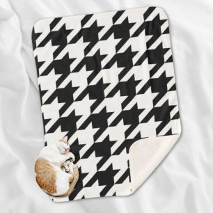 Couverture Sherpa motif de pied de