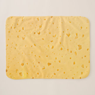 Couverture Sherpa Motif de texture de fromage