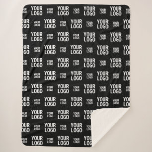 Couverture Sherpa Motif d'image, de design ou de logo d'entreprise é
