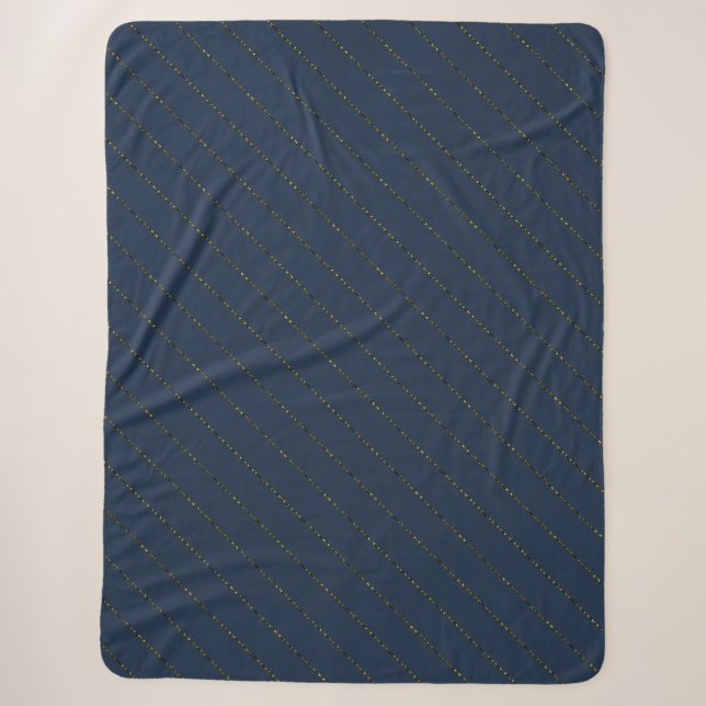 Couverture Sherpa Motif d'or autochtone Sherpa Blanket (Devant)