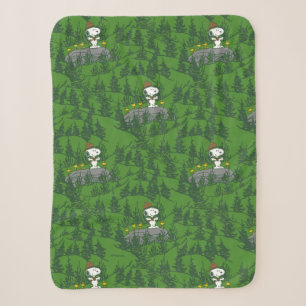Couverture Sherpa Motif du Beagle de snoopy