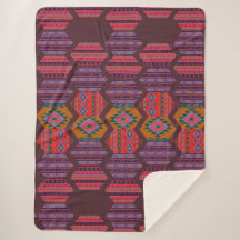 Motif ethnique avec éléments indiens