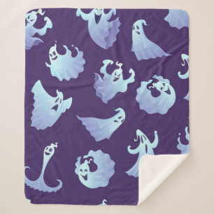 Couverture Sherpa Motif fantôme
