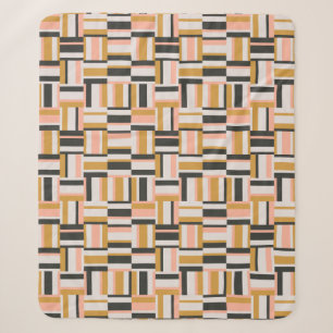 Couverture Sherpa Motif géométrique de forme