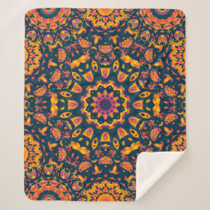 Couverture Sherpa motif islamique Abstrait, de style arabe. Inséable