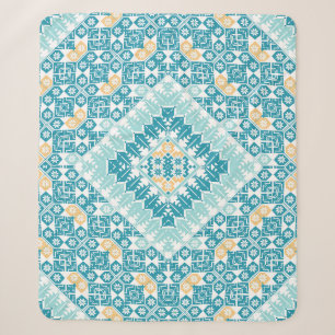 Couverture Sherpa Motif palestinien Broderie Design imprimé