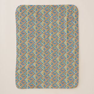 Couverture Sherpa Motif péruvien géométrique tribal du Pérou jol