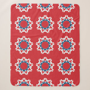 Couverture Sherpa Motif sans couture décorative. desi texture Abstr