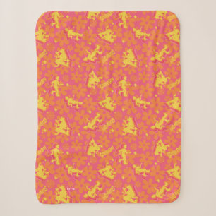 Couverture Sherpa Motif Scooby-Doo Disco super