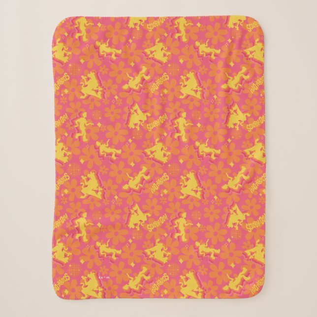 Couverture Sherpa Motif Scooby-Doo Disco super (Devant)