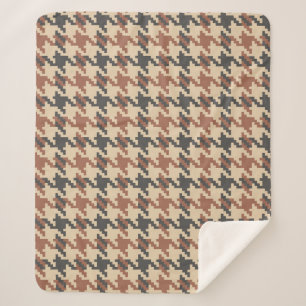 Couverture Sherpa Motif Vintage du pied d'oie Tweeter