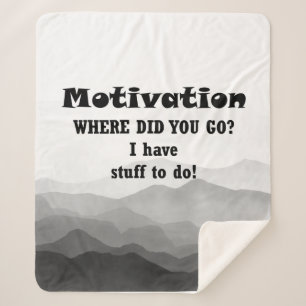 Couverture Sherpa Motivation Amusante Où Es-Tu Allé ? Devis
