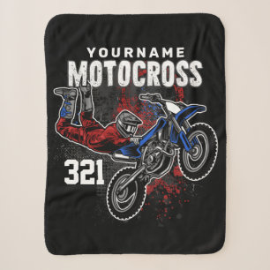 Couverture Sherpa Motocross Motocross Racing FMX Tricks personnalisé