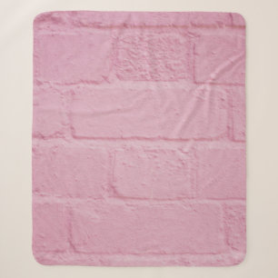 COUVERTURE SHERPA MUR EN BRIQUE PEINTE ROSE