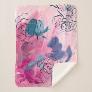 Couverture Sherpa Musique intérieure - Croquis floral