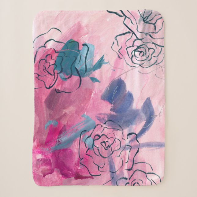 Couverture Sherpa Musique intérieure - Croquis floral (Devant)