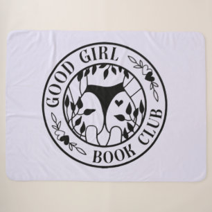 Couverture Sherpa Naughty Girl Book Club Sherpa Blanket