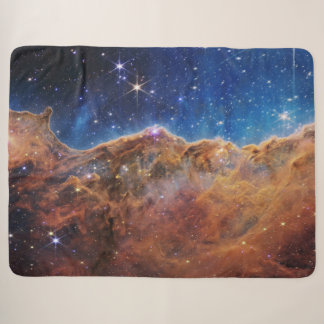 Couverture Sherpa Nebula Carina Bleue/Orange | JWST