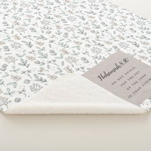 Couverture Sherpa Néhémie 8:10 Écriture