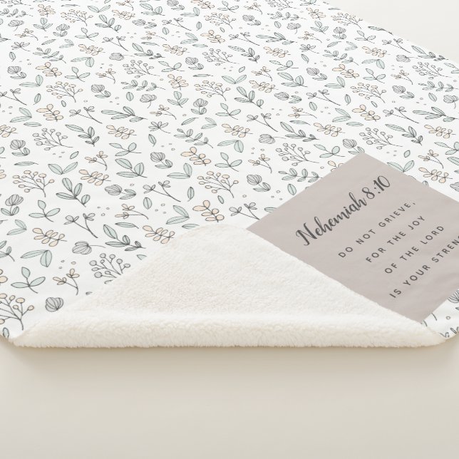 Couverture Sherpa Néhémie 8:10 Écriture (3/4)