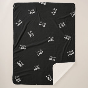 Couverture Sherpa N'importe quel logo ou image téléchargée Motif d