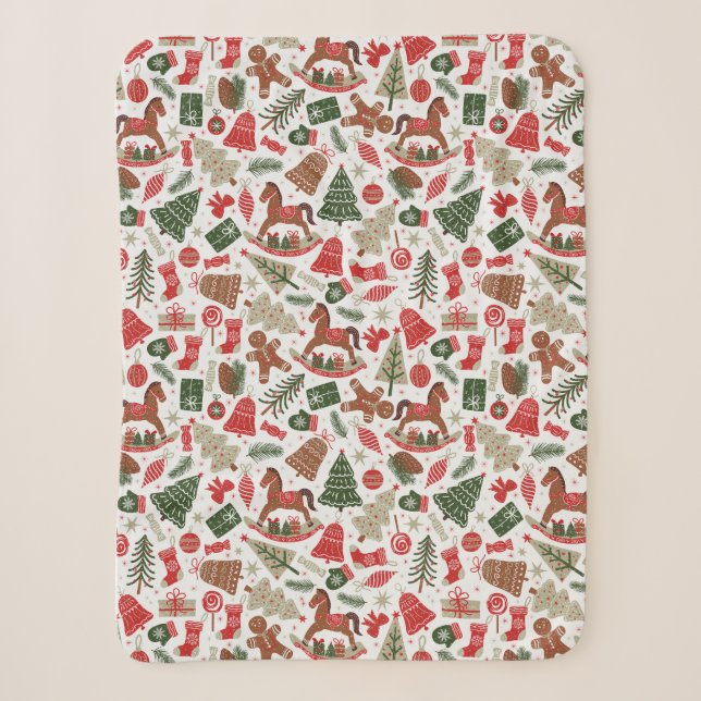 Couverture Sherpa Noël (Devant)