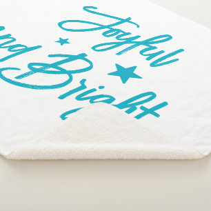 Couverture Sherpa Noël