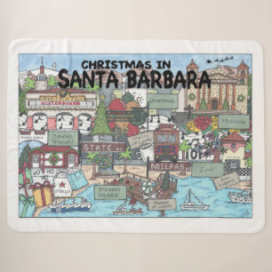 Couverture Sherpa Noël à Père Noël Barbara