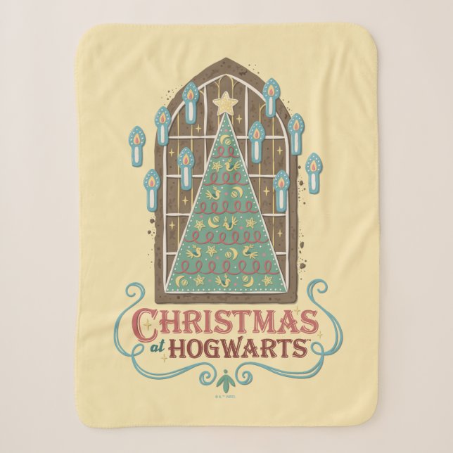 Couverture Sherpa Noël chez HOGWARTS™ - Graphique de cookies (Devant)