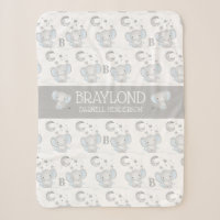 Nom de bébé éléphant garçon bleu et gris