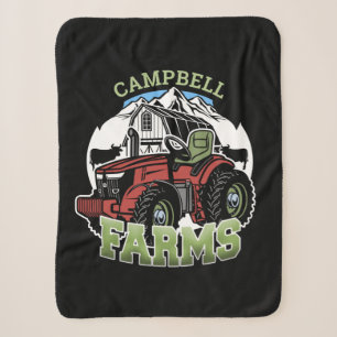 Couverture Sherpa Nom personnalisé Pays Fermes Grange Tracteur Fermi